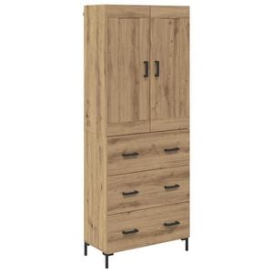 vidaXL Highboard &mu;&epsilon; &sigma;&upsilon;&rho;&tau;ά&rho;&iota; 2 pcs Artisan Oak &Epsilon;&pi;&epsilon;&xi;&epsilon;&rho;&gamma;&alpha;&sigma;&mu;έ&nu;&omicron; &xi;ύ&lambda;&omicron;