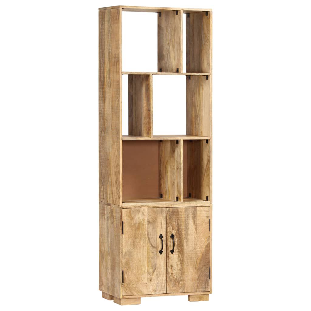 vidaXL Βιβλιοθήκη 60 x 35 x 180 εκ. από Μασίφ Ξύλο Μάνγκο