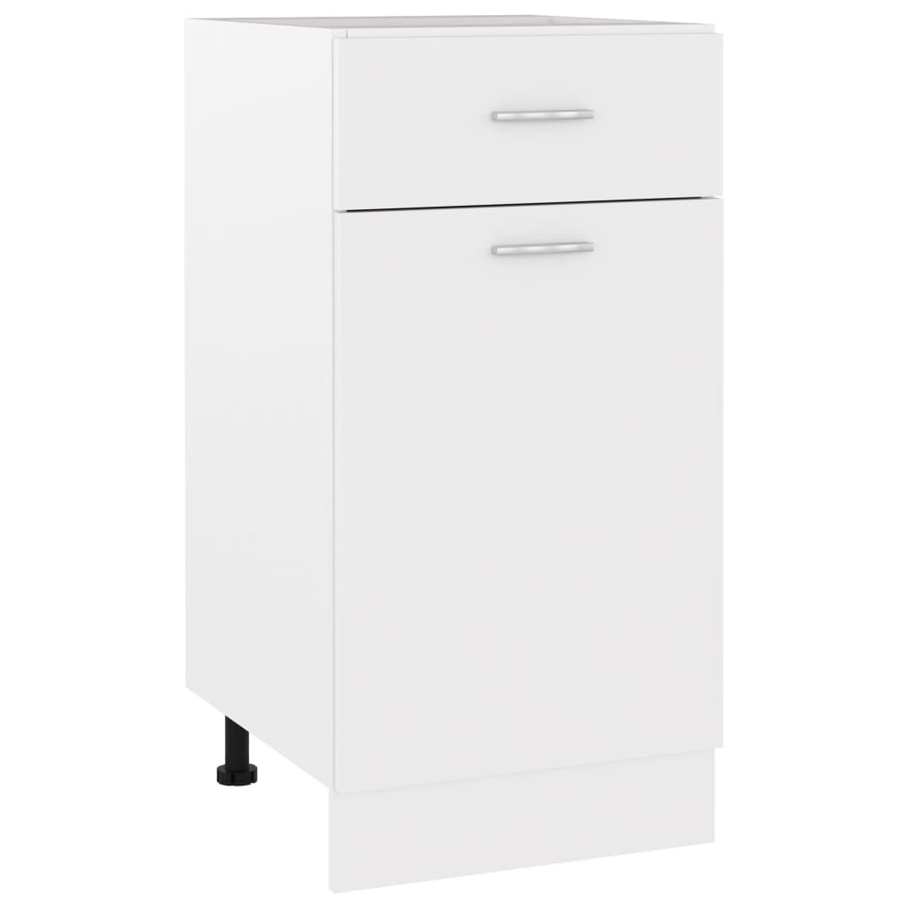 vidaXL Ντουλάπι με Συρτάρι Lyon Λευκό 40x46x81,5 εκ. Επεξ. Ξύλο
