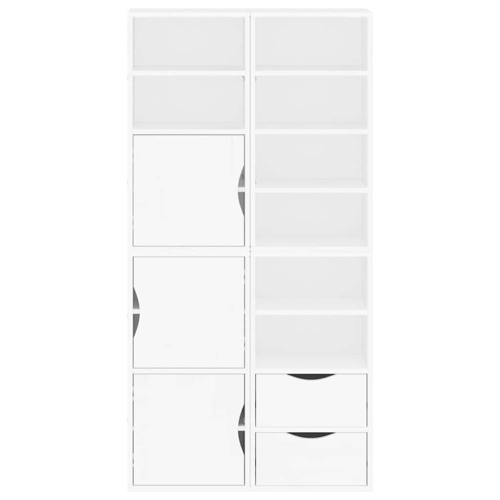 vidaXL Πλαϊνά ντουλάπια 4 τεμ. ODDA 40x24x79 εκ. από Μασίφ Ξύλο Πεύκου
