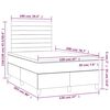 vidaXL &Kappa;&rho;&epsilon;&beta;ά&tau;&iota; Boxspring &mu;&epsilon; &Sigma;&tau;&rho;ώ&mu;&alpha; & LED &Sigma;&kappa;.&Gamma;&kappa;&rho;&iota; 120x200 &epsilon;&kappa; &Upsilon;&phi;&alpha;&sigma;&mu;ά&tau;&iota;&nu;&omicron;