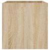 vidaXL Ζαρντινιέρα Sonoma Δρυς 40 x 40 x 40 εκ. από Επεξεργασμένο Ξύλο