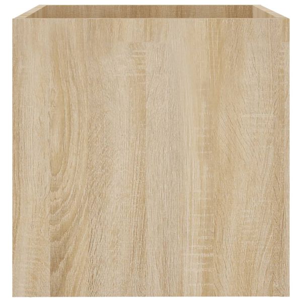 vidaXL Ζαρντινιέρα Sonoma Δρυς 40 x 40 x 40 εκ. από Επεξεργασμένο Ξύλο