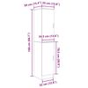 vidaXL Highboard Δρύς Sonoma 35 x 39 x 168 εκ.