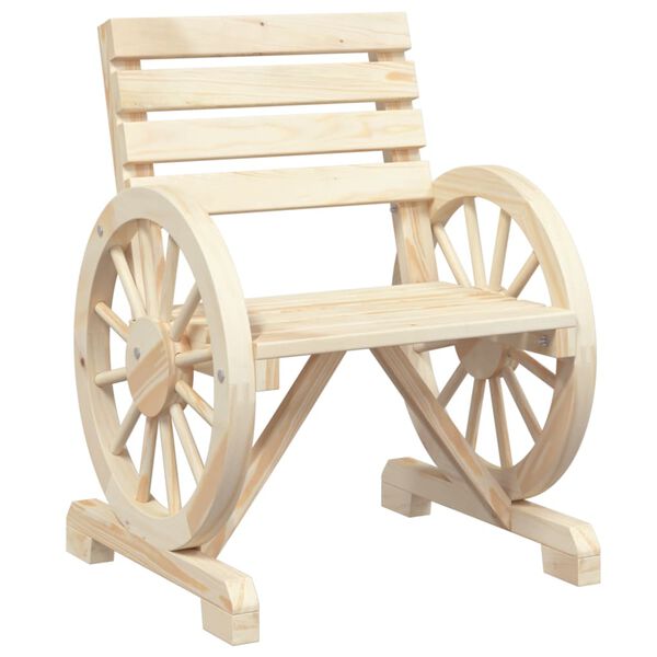 vidaXL Καρέκλα Κήπου 58 x 58 x 78,5 εκ. από Μασίφ Ξύλο Ελάτης