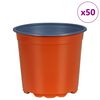 vidaXL &Gamma;&lambda;ά&sigma;&tau;&rho;&alpha; &Lambda;&omicron;&upsilon;&lambda;&omicron;&upsilon;&delta;&iota;ώ&nu; 50 pcs &Kappa;&epsilon;&rho;&alpha;&mu;&iota;&kappa;ό &Oslash; 15 x 13 &epsilon;&kappa; &Pi;&lambda;&alpha;&sigma;&tau;&iota;&kappa;ό