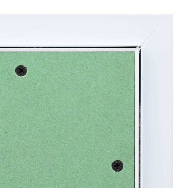 vidaXL Πάνελ πρόσβασης Λευκό 20 x 20 cm Αλουμίνιο και Γυψοσανίδα