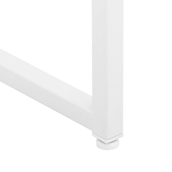 vidaXL Μπουφές Λευκός 105 x 35 x 75 εκ. από Ατσάλι