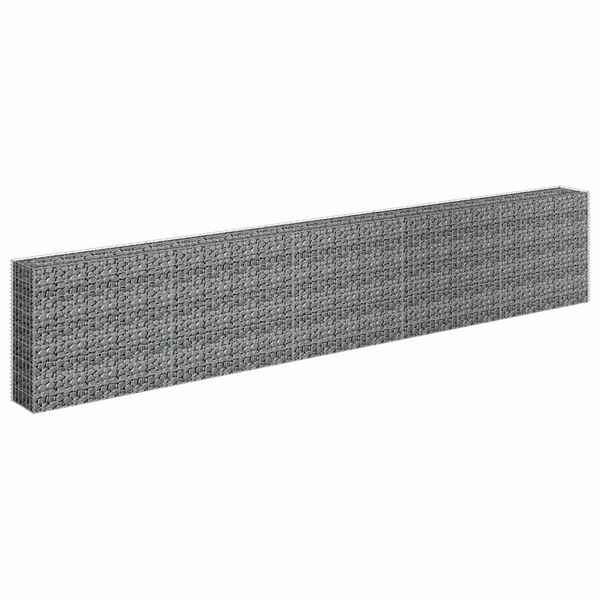 vidaXL Συρματοκιβώτιο-Γλάστρα Υπερυψωμένη 450x30x90 εκ. Γαλβ. Χάλυβας