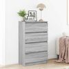 vidaXL Συρταριέρα Γκρι Sonoma 60x35x98,5 εκ. από Επεξεργασμένο Ξύλο