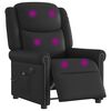 vidaXL &Eta;&lambda;&epsilon;&kappa;&tau;&rho;&iota;&kappa;ή &kappa;&alpha;&rho;έ&kappa;&lambda;&alpha; &alpha;&nu;ά&kappa;&lambda;&iota;&sigma;&eta;&sigmaf; &mu;&alpha;&sigma;ά&zeta; Shiny Black Faux Leather