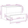vidaXL Ντουλάπι Νιπτήρα Καπνιστή Δρυς 60x38,5x45 εκ. από Επεξεργ. Ξύλο