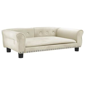 vidaXL &Kappa;&rho;&epsilon;&beta;ά&tau;&iota; &Sigma;&kappa;ύ&lambda;&omicron;&upsilon; &Kappa;&rho;&epsilon;&mu; 95 x 55 x 30 &epsilon;&kappa;. &Beta;&epsilon;&lambda;&omicron;ύ&delta;&iota;&nu;&omicron;