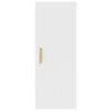 vidaXL Ντουλάπι Τοίχου Λευκό 34,5x34x90 εκ. Επεξεργασμένο Ξύλο