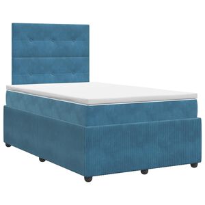 vidaXL &Kappa;&rho;&epsilon;&beta;ά&tau;&iota; box spring &mu;&epsilon; &sigma;&tau;&rho;ώ&mu;&alpha; &Mu;&pi;&lambda;&epsilon; 120 x 200 cm &Beta;&epsilon;&lambda;&omicron;ύ&delta;&omicron;