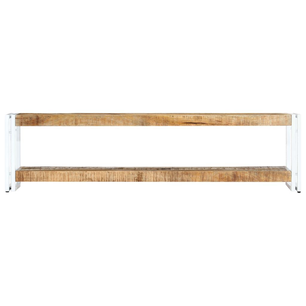 vidaXL Έπιπλο Τηλεόρασης 150 x 30 x 40 εκ. από Μασίφ Ξύλο Μάνγκο