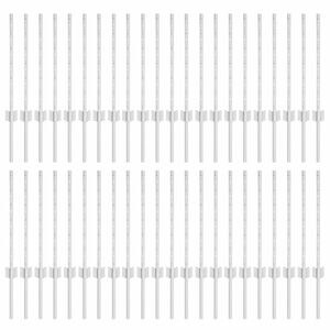 vidaXL Πό posts φράχτη 44 pcs Ασημί 100 cm Ατσάλι