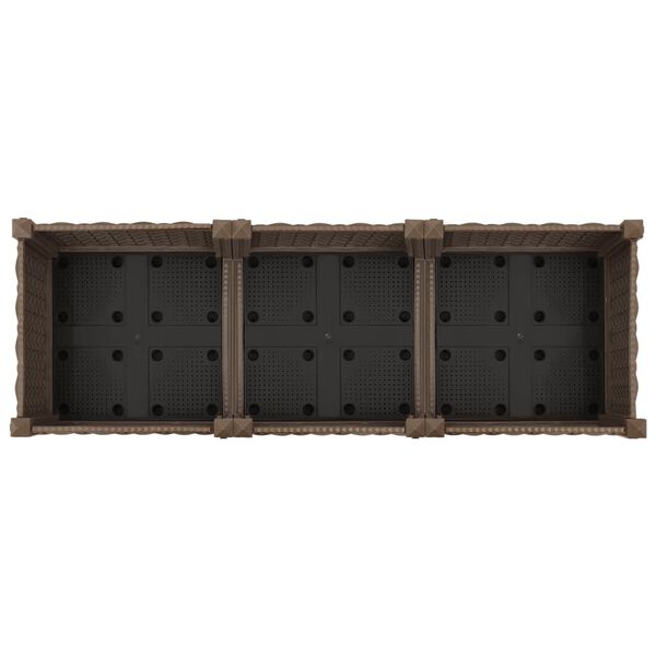 vidaXL Ζαρντινιέρα 120 x 40 x 23 εκ. από Πολυπροπυλένιο