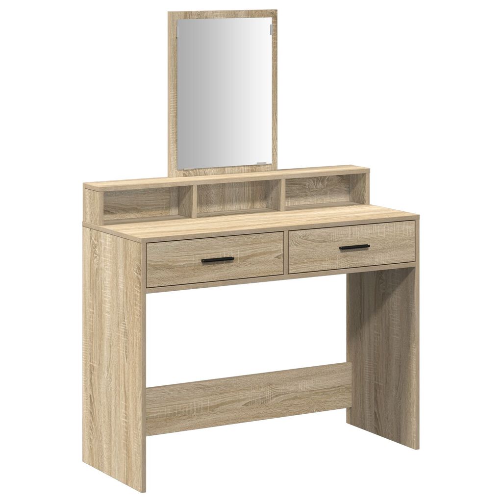 Τουαλέτα vidaXL με Συρτάρια Sonoma Oak 100x41x140 εκ.