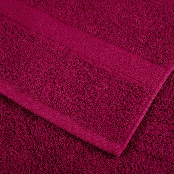 vidaXL Πετσέτες 2 pcs Μπορντώ 15 x 21 cm Βαμβάκι