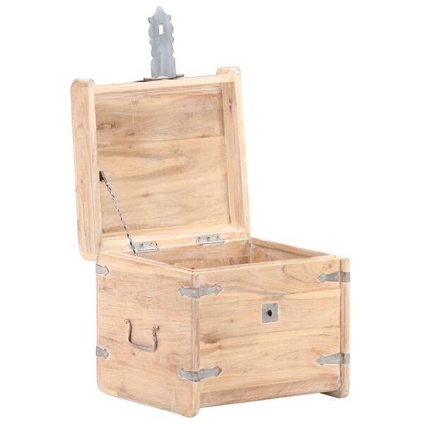 vidaXL Μπαούλο 40 x 40 x 40 εκ. από Μασίφ Ξύλο Ακακίας