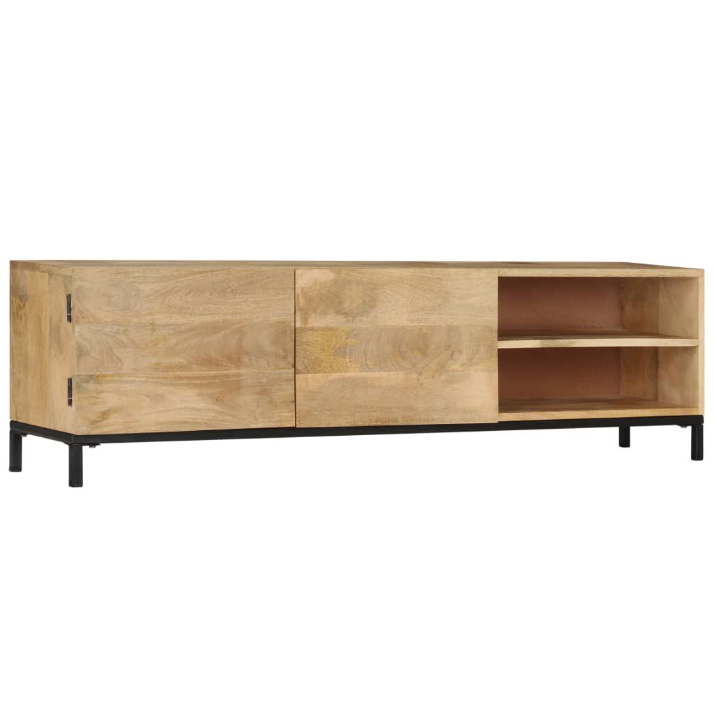 vidaXL Έπιπλο Τηλεόρασης 145 x 30 x 41 εκ. από Μασίφ Ξύλο Μάνγκο