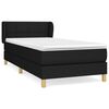 vidaXL &Kappa;&rho;&epsilon;&beta;ά&tau;&iota; Boxspring &mu;&epsilon; &Sigma;&tau;&rho;ώ&mu;&alpha; &Mu;&alpha;ύ&rho;&omicron; 90x190 &epsilon;&kappa;.&Upsilon;&phi;&alpha;&sigma;&mu;ά&tau;&iota;&nu;&omicron;