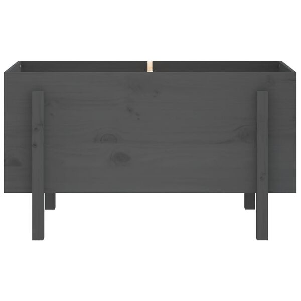 vidaXL Ζαρντινιέρα Υπερυψωμένη 101 x 50 x 57 εκ. από Μασίφ Ξύλο Πεύκου