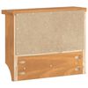vidaXL Επίτοιχη κρεμάστρα παλτών SANDNES 45x12x35 εκ.Πεύκο μασίφ ξύλο
