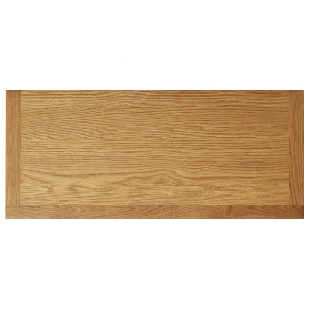vidaXL Κάβα Κρασιών 80 x 32 x 80 εκ. από Μασίφ Ξύλο Δρυός