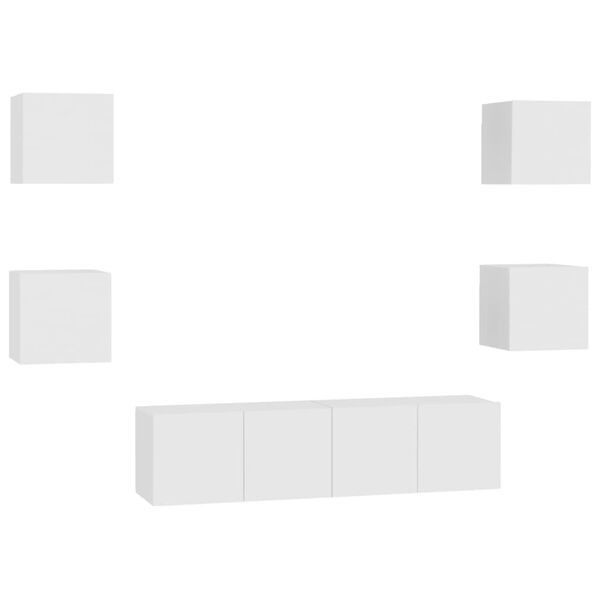 vidaXL Έ&pi;&iota;&pi;&lambda;&alpha; &Tau;&eta;&lambda;&epsilon;ό&rho;&alpha;&sigma;&eta;&sigmaf; &Sigma;&epsilon;&tau; 6 &Tau;&epsilon;&mu;&alpha;&chi;ί&omega;&nu; &Lambda;&epsilon;&upsilon;&kappa;ό &alpha;&pi;ό &Epsilon;&pi;&epsilon;&xi;. &Xi;ύ&lambda;&omicron;