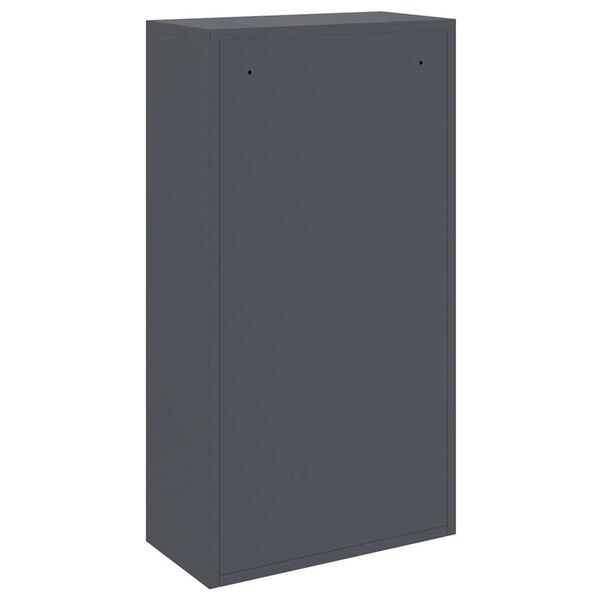 vidaXL Γραμματοκιβώτιο για Πακέτα Ανθρακί 44x22x82 εκ Χάλυβα