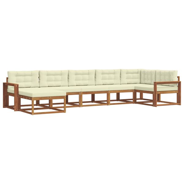 vidaXL &Sigma;&epsilon;&iota;&rho;ά &Kappa;&alpha;&nu;&alpha;&pi;έ &Epsilon;&xi;&omega;&tau;&epsilon;&rho;&iota;&kappa;&omicron;ύ &mu;&epsilon; &mu;&alpha;&xi;&iota;&lambda;ά&rho;&iota; 7 pcs &Phi;&upsilon;&sigma;&iota;&kappa;ό &kappa;&alpha;&iota; &Kappa;&rho;έ&mu;&alpha;