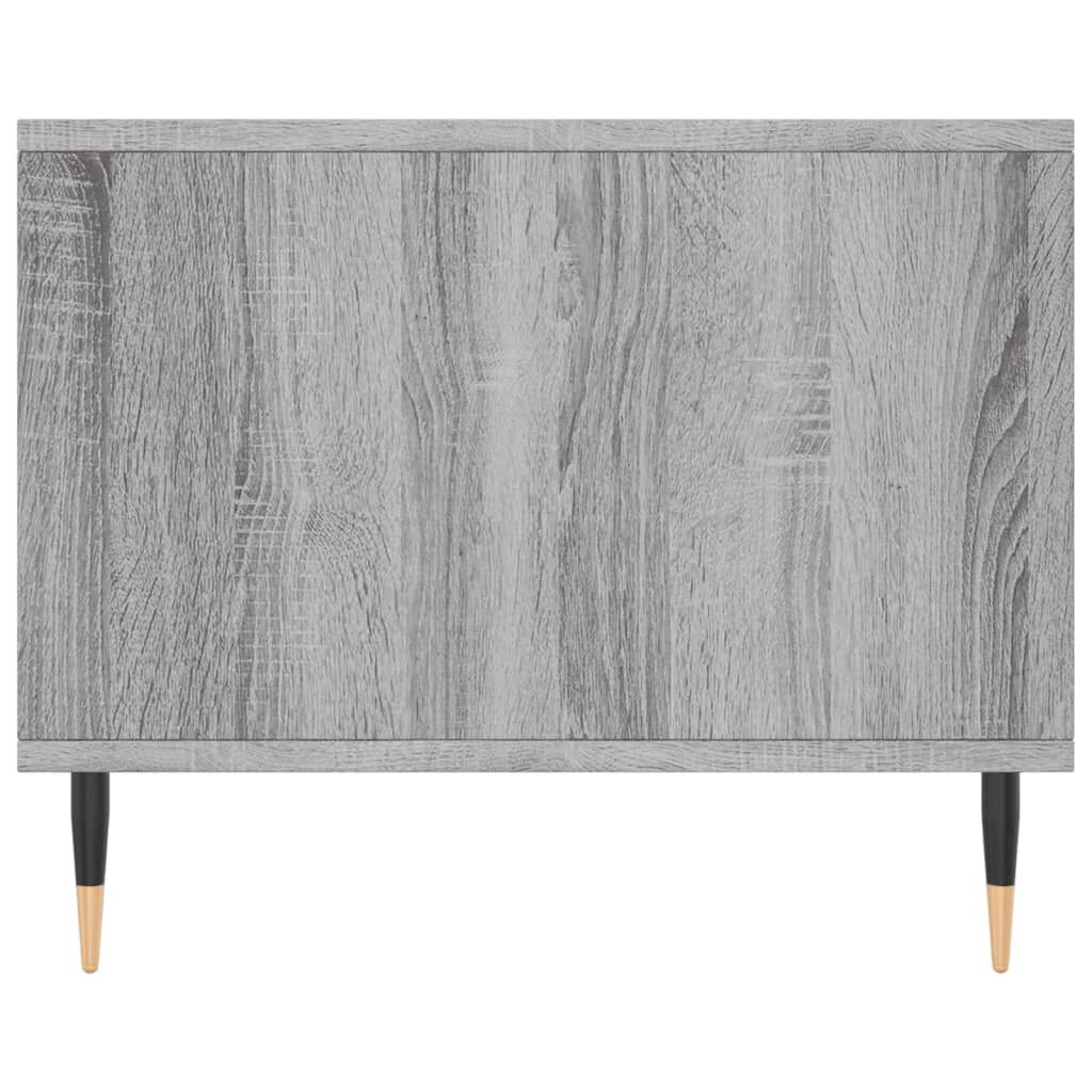 vidaXL Τραπεζάκι Σαλονιού Γκρι Sonoma 90x50x40 εκ. Επεξεργασμένο Ξύλο