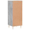 vidaXL Ντουλάπι Γκρι Σκυροδέματος 34,5x34x90 εκ. Επεξεργασμένο Ξύλο