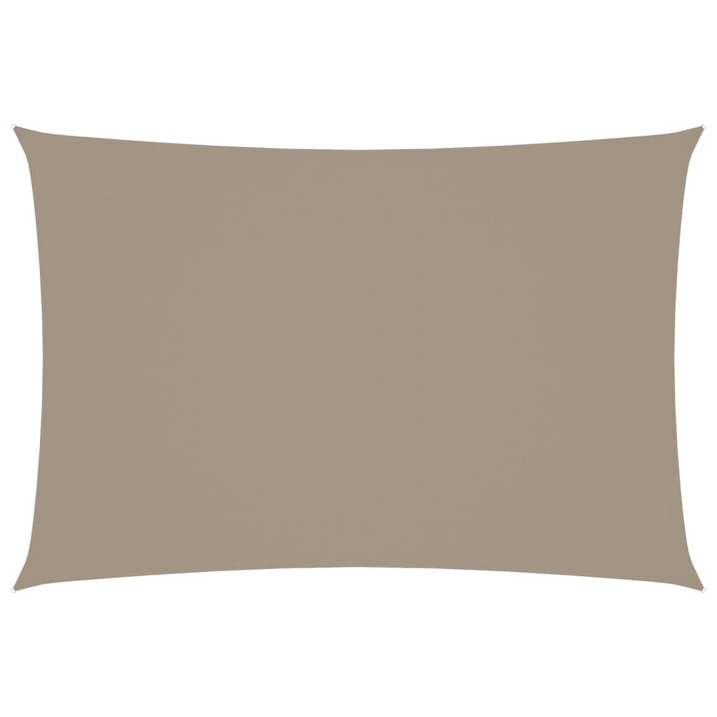 vidaXL Πανί Σκίασης Ορθογώνιο Taupe 3 x 5 μ. από Ύφασμα Oxford