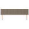 vidaXL Κεφαλάρια Κρεβατιού 2 τεμ. Taupe 100x5x78/88 εκ. Υφασμάτινο