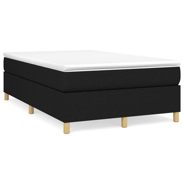 vidaXL &Kappa;&rho;&epsilon;&beta;ά&tau;&iota; Boxspring &mu;&epsilon; &Sigma;&tau;&rho;ώ&mu;&alpha; &Mu;&alpha;ύ&rho;&omicron; 120x200 &epsilon;&kappa;. &Upsilon;&phi;&alpha;&sigma;&mu;ά&tau;&iota;&nu;&omicron;