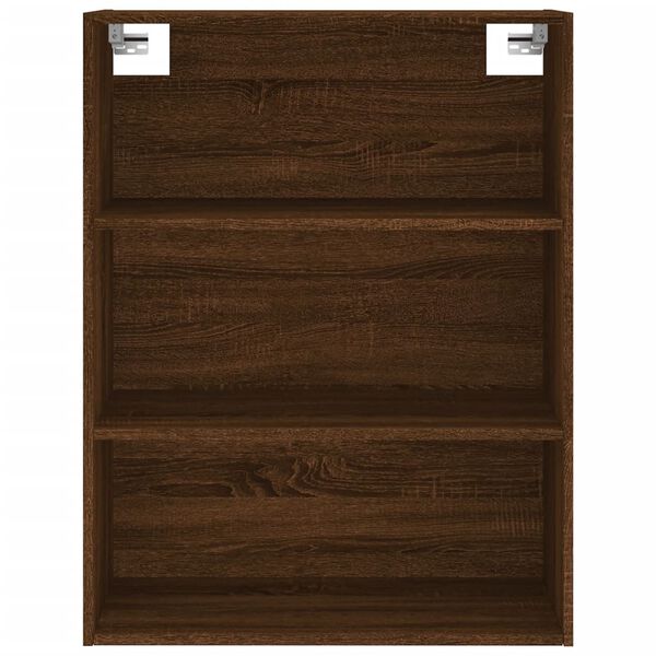 vidaXL Ντουλάπι Καφέ Δρυς 69,5 x 34 x 180 εκ. από Επεξεργασμένο Ξύλο
