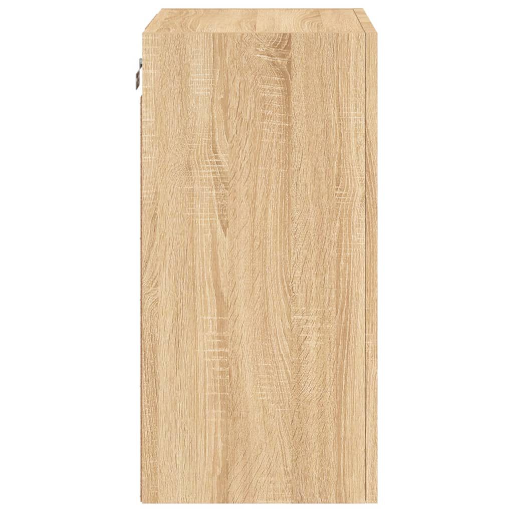 vidaXL Έπιπλο Τοίχου Τηλεόρασης Sonoma Δρυς 40,5x30x60 εκ. Επεξ. Ξύλο
