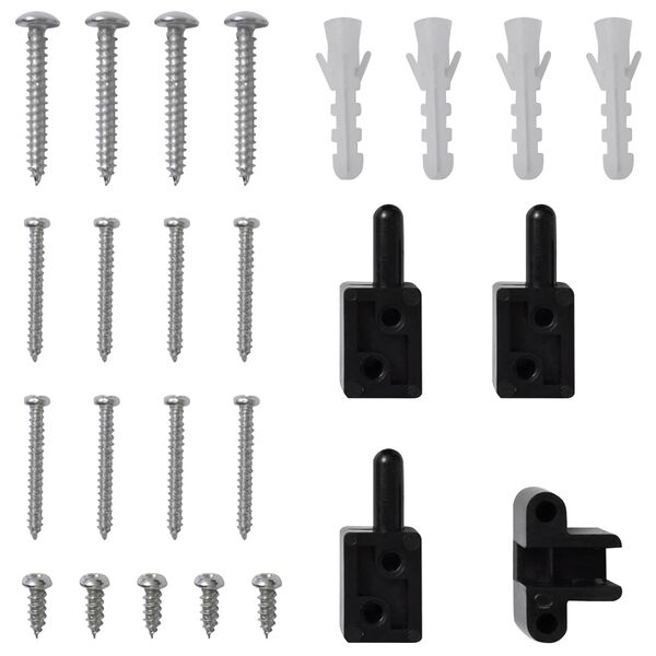 vidaXL &Alpha;&nu;&omicron;&iota;&gamma;ό&mu;&epsilon;&nu;&eta; &Omicron;&theta;ό&nu;&eta; &Epsilon;&nu;&tau;ό&mu;&omega;&nu; &Alpha;&nu;&theta;&rho;&alpha;&kappa;ί &kappa;&alpha;&iota; &Mu;&alpha;ύ&rho;&omicron; 100 x 215 cm