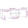 vidaXL Έπιπλο Τηλεόρασης Παλιό ξύλο 150x30x50 εκ. Επεξεργασμένο Ξύλο