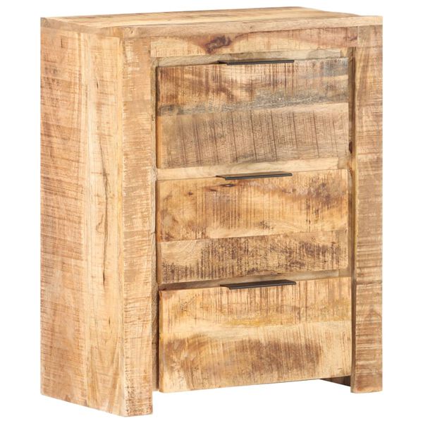 vidaXL Συρταριέρα 59 x 33 x 75 εκ. από Ακατέργαστο Ξύλο Μάνγκο