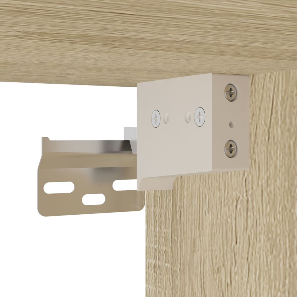 vidaXL Βιτρίνα Χρώμα Sonoma Δρυς 60x8,5x58 εκ. από Επεξεργασμένο Ξύλο