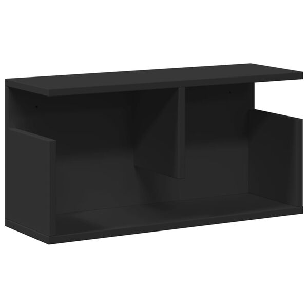 vidaXL Ντουλάπι Τοίχου Μαύρο 60x20x30 εκ. από Επεξεργασμένο Ξύλο