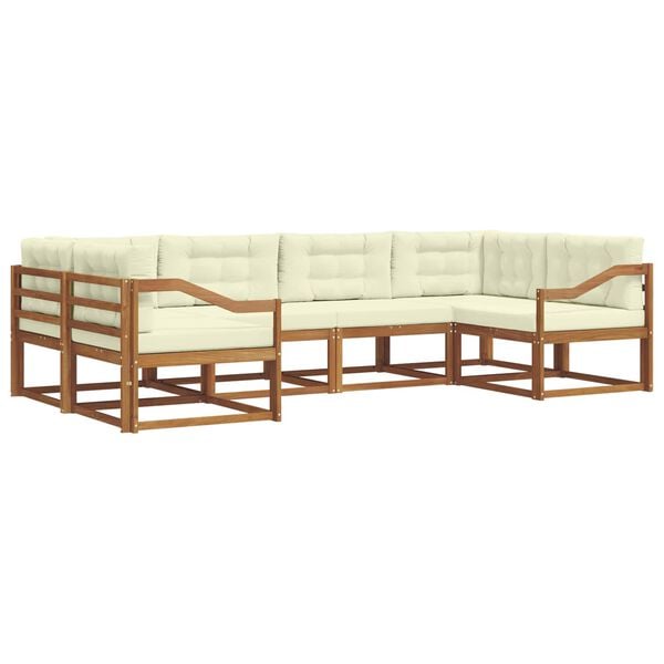 vidaXL &Sigma;&epsilon;&iota;&rho;ά &Kappa;&alpha;&nu;&alpha;&pi;έ &Epsilon;&xi;&omega;&tau;&epsilon;&rho;&iota;&kappa;&omicron;ύ &mu;&epsilon; &mu;&alpha;&xi;&iota;&lambda;ά&rho;&iota; 6 pcs &Phi;&upsilon;&sigma;&iota;&kappa;ό &kappa;&alpha;&iota; &Kappa;&rho;έ&mu;&alpha;