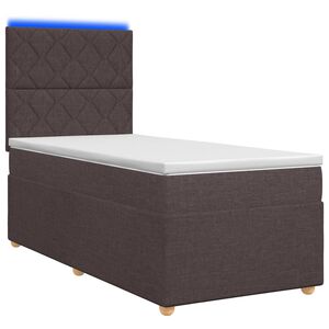 vidaXL &Kappa;&rho;&epsilon;&beta;ά&tau;&iota; box spring &mu;&epsilon; &sigma;&tau;&rho;ώ&mu;&alpha; &Sigma;&kappa;&omicron;ύ&rho;&omicron; &Kappa;&alpha;&phi;έ 90 x 190 cm Ύ&phi;&alpha;&sigma;&mu;&alpha;