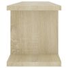 vidaXL Ραφιέρες Τοίχου 2 τεμ. Sonoma Δρυς 75x18x20 εκ. Επεξεργ. Ξύλο
