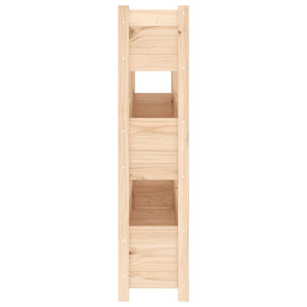 vidaXL Ζαρντινιέρα 112 x 25 x 104,5 εκ. από Μασίφ Ξύλο Πεύκου