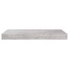 vidaXL Ράφια Τοίχου 2 τεμ. Γκρι Σκυροδέματος 50x23x3,8 εκ. MDF